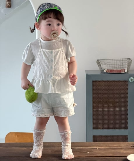 43[予約]mydaughter mint sugar frill set up