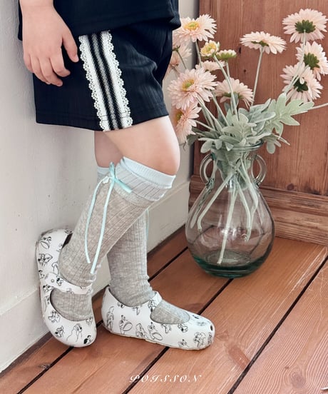 28[予約]poisson two tone long socks
