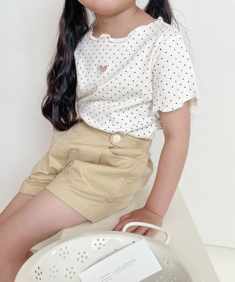 [即納]ninibello dot heart punching tee