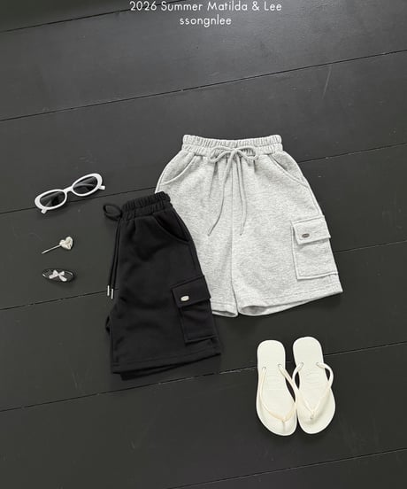 63[予約]matilda&lee cargo bermuda shorts