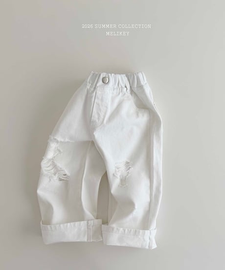 46[予約]melikey folding vintage denim pt