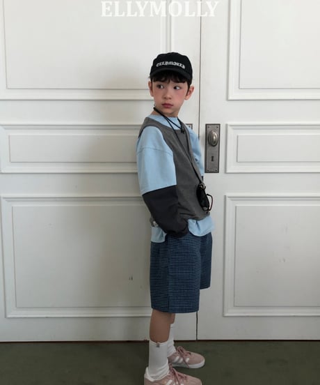229[予約]ELLYMOLLY dayfit check shorts