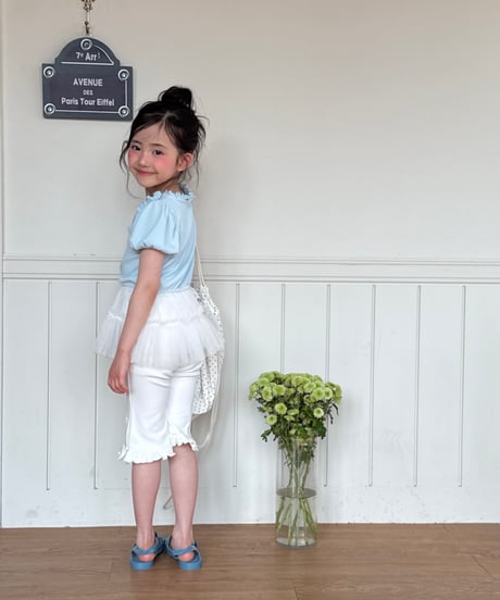 30[予約]ninibello shirred tutu tee