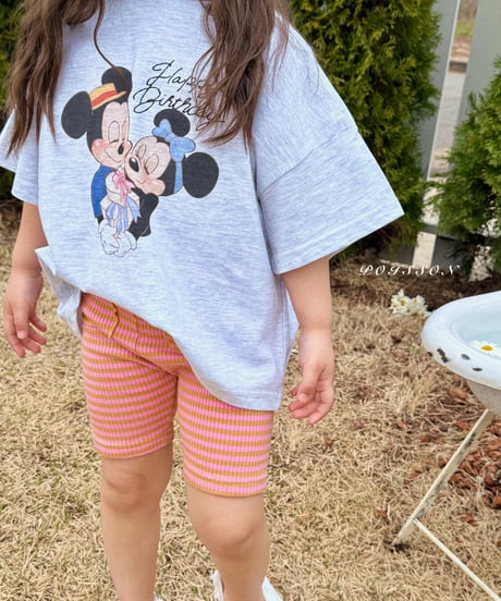15[予約]poisson border leggings
