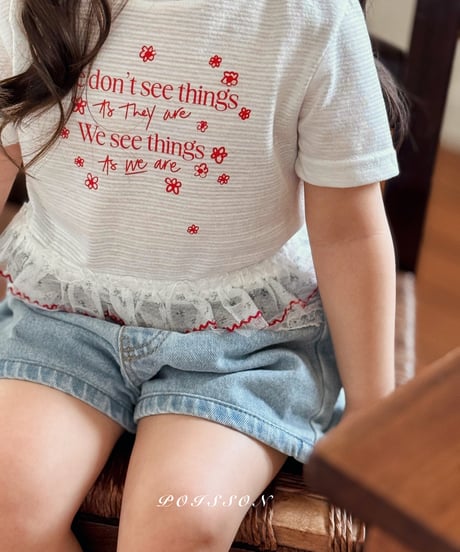 8[予約]poisson bloom puff tee