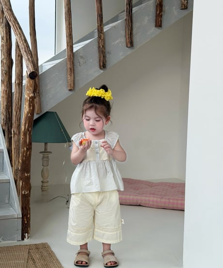 44[予約]mydaughter butter cream lovely two-piece set