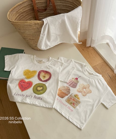 13[予約]ninibello juicy sweet short sleeve tee