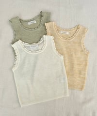 3[予約]mon Atelier sabet frill camisole