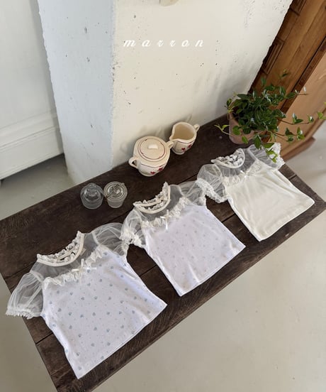 7[予約]marron yvonne t-shirt(XS-L)