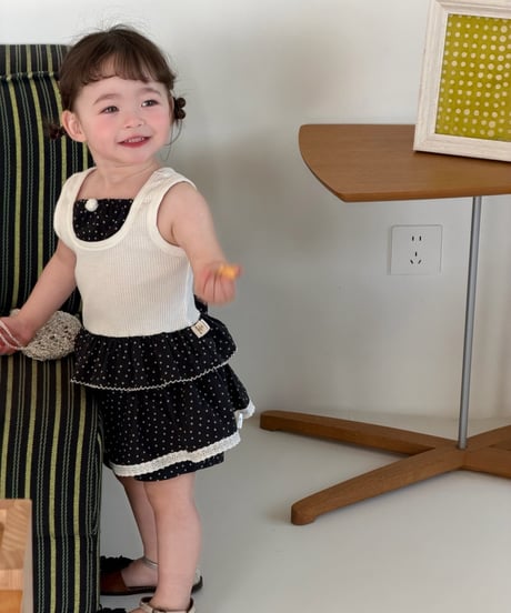 39[予約]mydaughter black mood dot set up