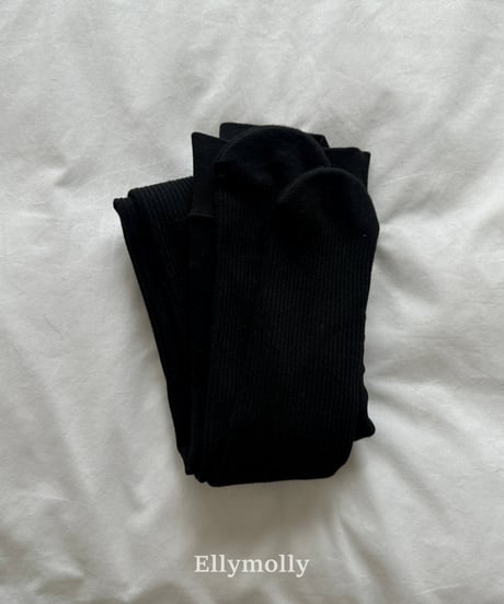 112[予約]ELLYMOLLY fleece basic tights