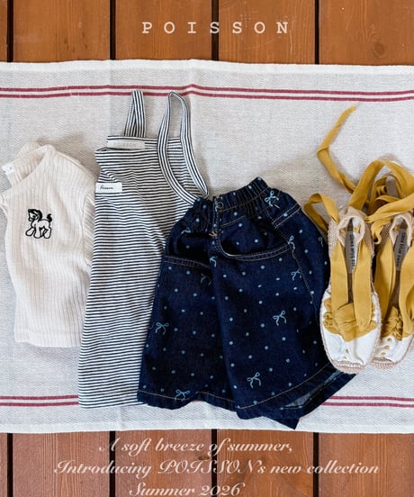 13[予約]poisson sweet dot denim