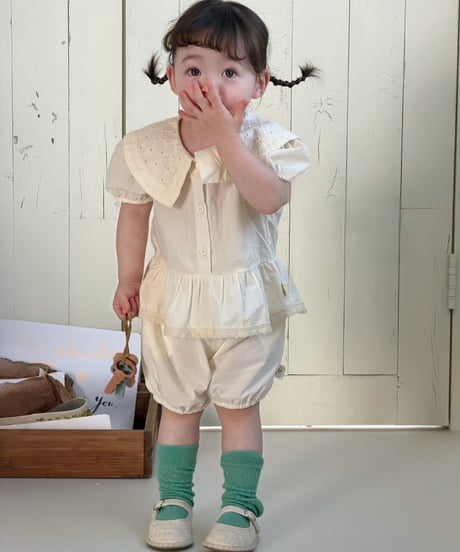 8[予約]mydaughter mari garden bloomer set