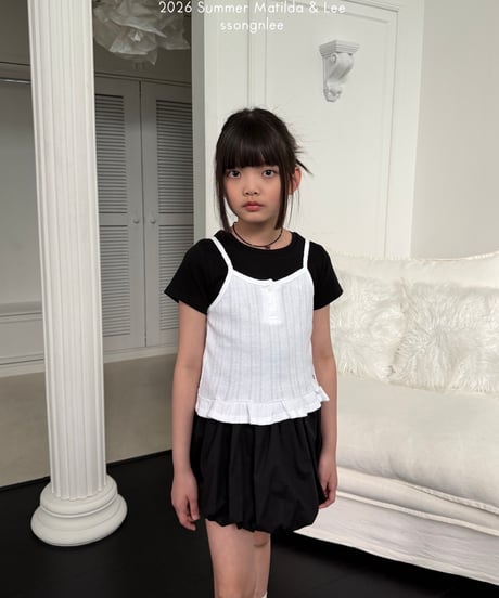 4[予約]matilda&lee frill camisole