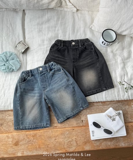 69[予約]matilda&lee maxi bermuda denim