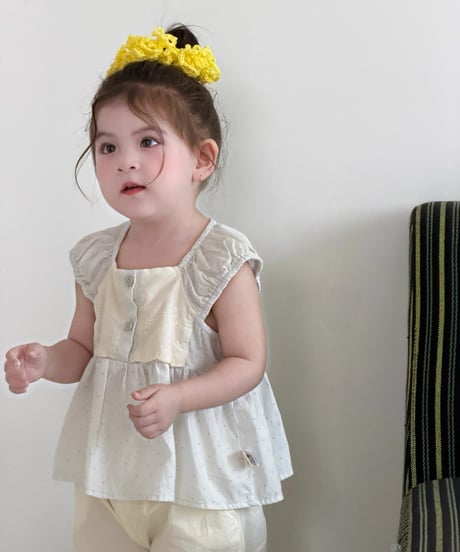 44[予約]mydaughter butter cream lovely two-piece set