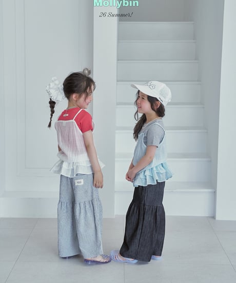 1[予約]Mollybin sally shirring top