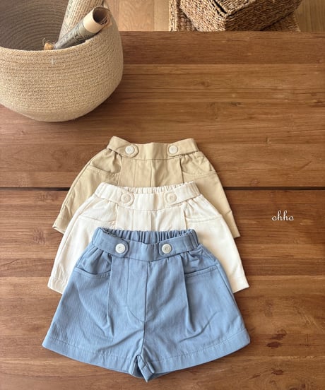 [即納]ohho milk bijou shorts