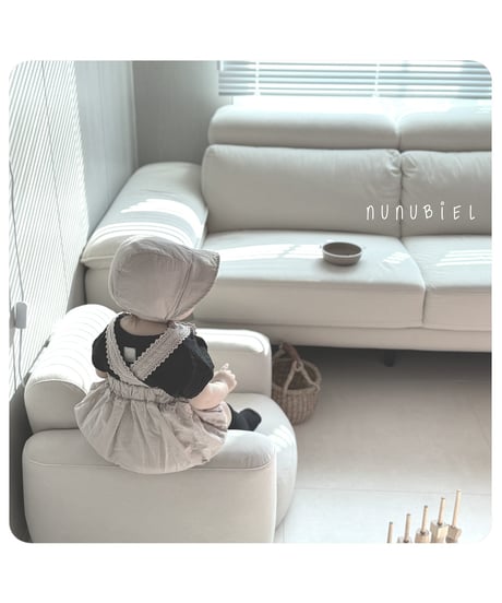75[予約]nunubiel milga romper & bonnet