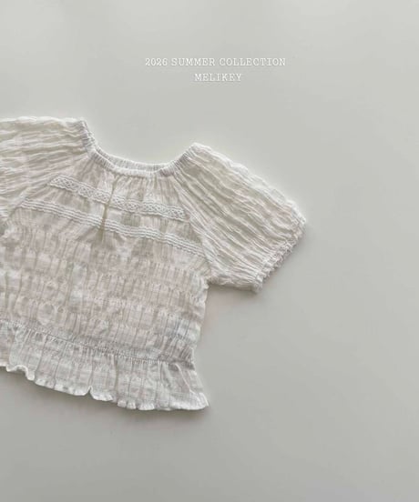 65[予約]melikey vivi lace blouse