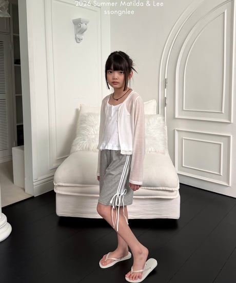65[予約]matilda&lee 4 line ribbon pants
