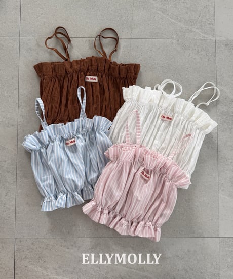 25[予約]ELLYMOLLY maren frill bustier