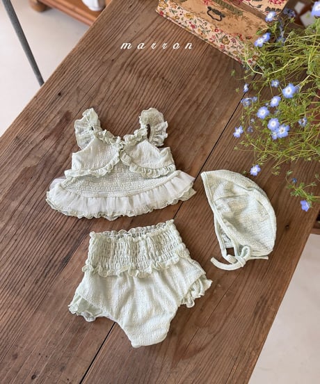 68[予約]marron charming swimwear(XS-L)