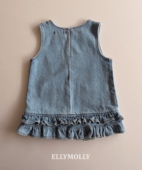 264[予約]ELLYMOLLY denim little pocket ops
