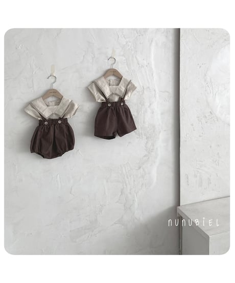 37[予約]nunubiel cool suspender pants