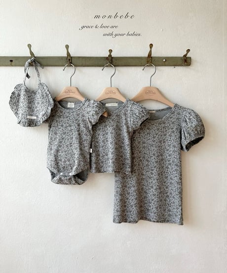 43[予約]monbebe puff flower suit