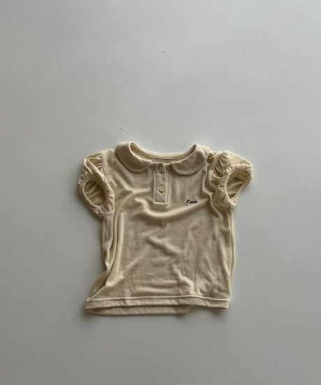 73[予約]aiai coco collar puff tee