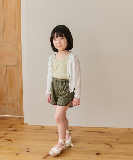 11[予約]mon Atelier airy frill cardigan