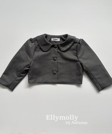 [即納]ELLYMOLLY shushu crop jk
