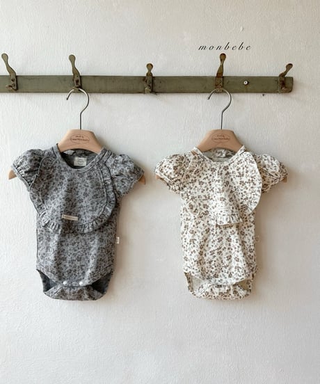 43[予約]monbebe puff flower suit