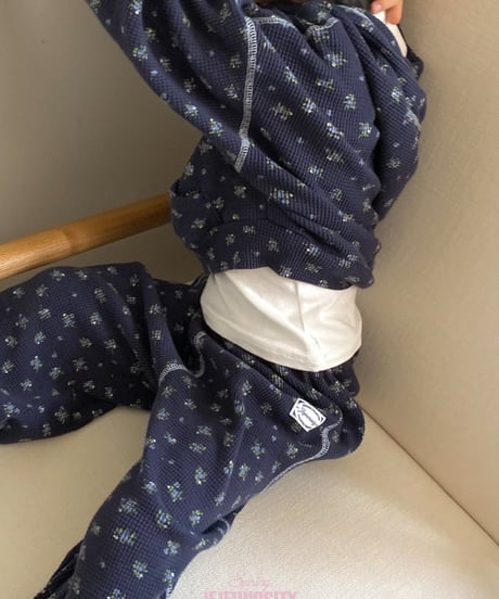 33[予約]jejeunosity waffle flower pants