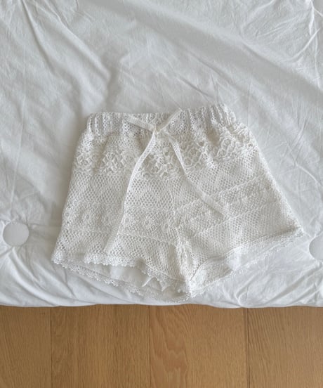 56[予約]ninibello crochet shorts