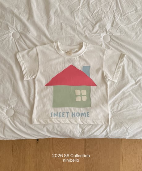 11[予約]ninibello sweet home short sleeve tee