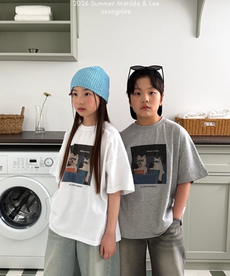 45[予約]matilda&lee cinema puppy tee