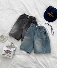 70[予約]matilda&lee summer bermuda denim