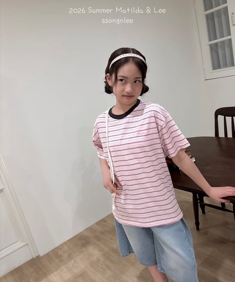 40[予約]matilda&lee slow border tee