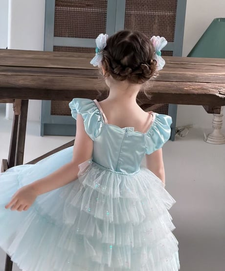 1[予約]aiai blue fairy tutu dress