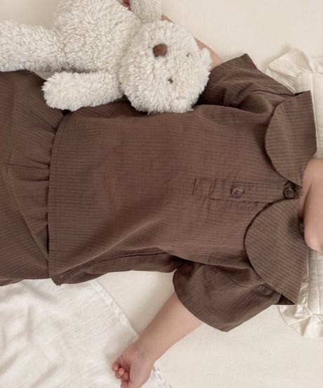 21[予約]mimi market linen sailor blouse