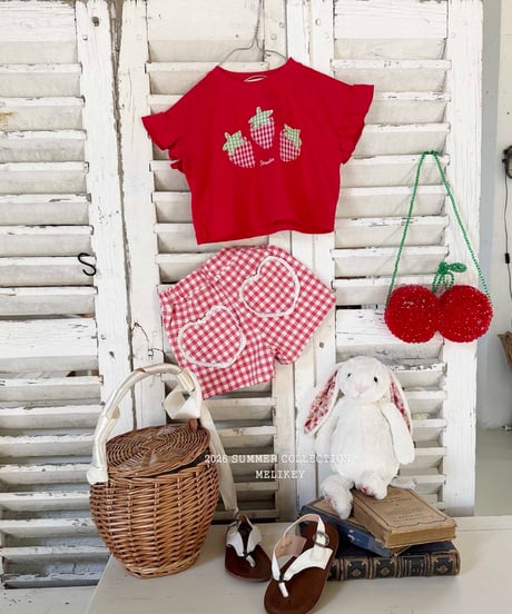 3[予約]melikey strawberry patch t