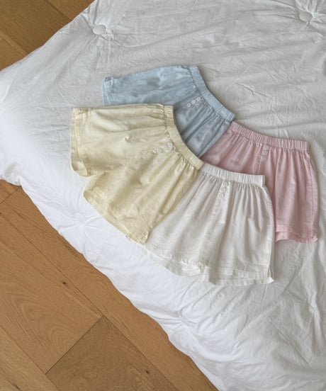 50[予約]ninibello butter button pants