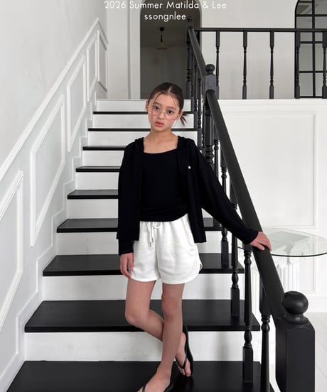 90[予約]matilda&lee summer hooded cardigan