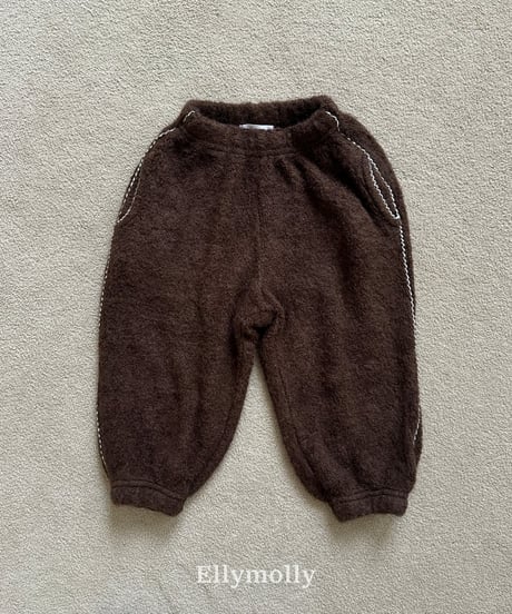 23[予約]ELLYMOLLY fuzzy hug jogger pants
