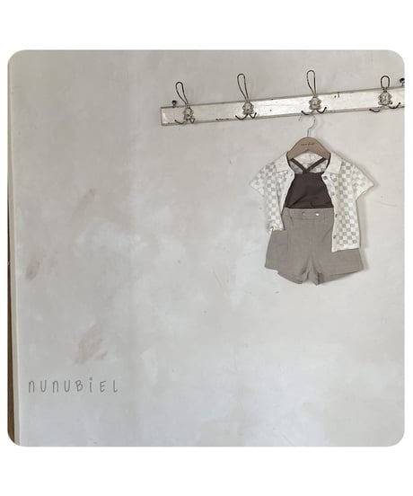 33[予約]nunubiel quadrangle shirts