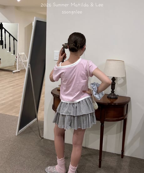 54[予約]matilda&lee day ruffle skirt