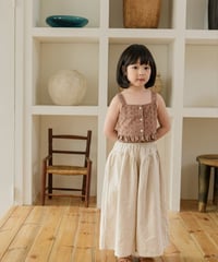 21[予約]mon Atelier sand linen pants