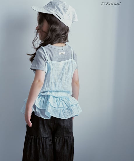 1[予約]Mollybin sally shirring top